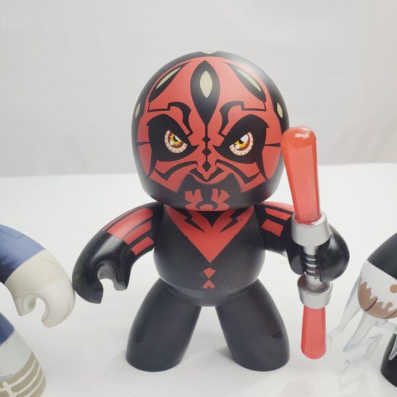 Vintage 2008 Mighty Muggs Star Wars Lot of 3 Collectible Toy 6" Figurines Space - Picture 3 of 9